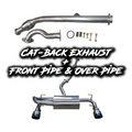 Cat-Back Exhaust + Front Pipe & Over Pipe – Toyota 86 / Subaru BRZ 12-21, 22+
