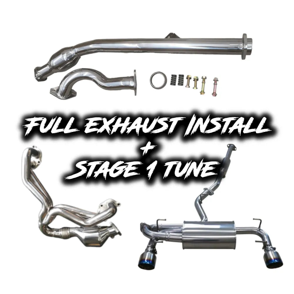 Performance Exhaust Package + Stage 1 Tune