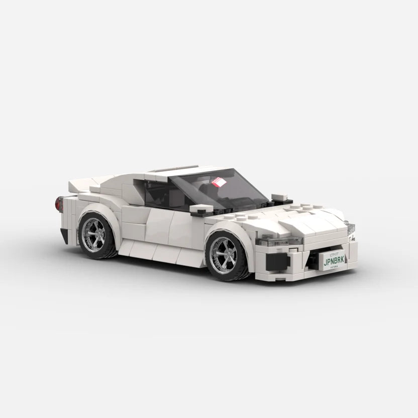 JPNBricks 2015 GT86 R K1X White Brick Car Model Kit