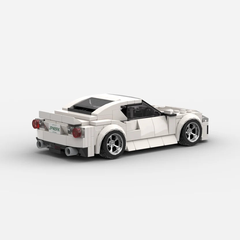 JPNBricks 2015 GT86 R K1X White Brick Car Model Kit