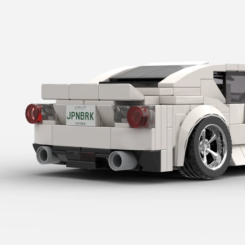 JPNBricks 2015 GT86 R K1X White Brick Car Model Kit