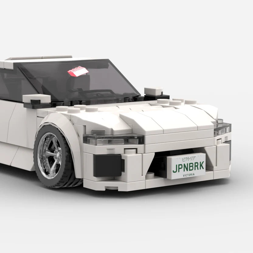 JPNBricks 2015 GT86 R K1X White Brick Car Model Kit