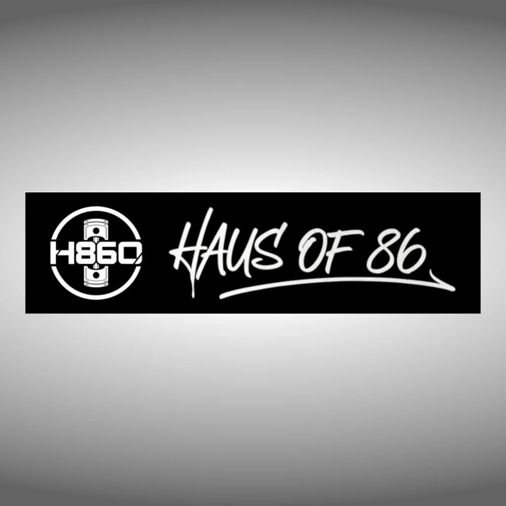Haus of 86 Window Decal